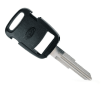 Audi reservesleutel met transponderchip voor noodstart.