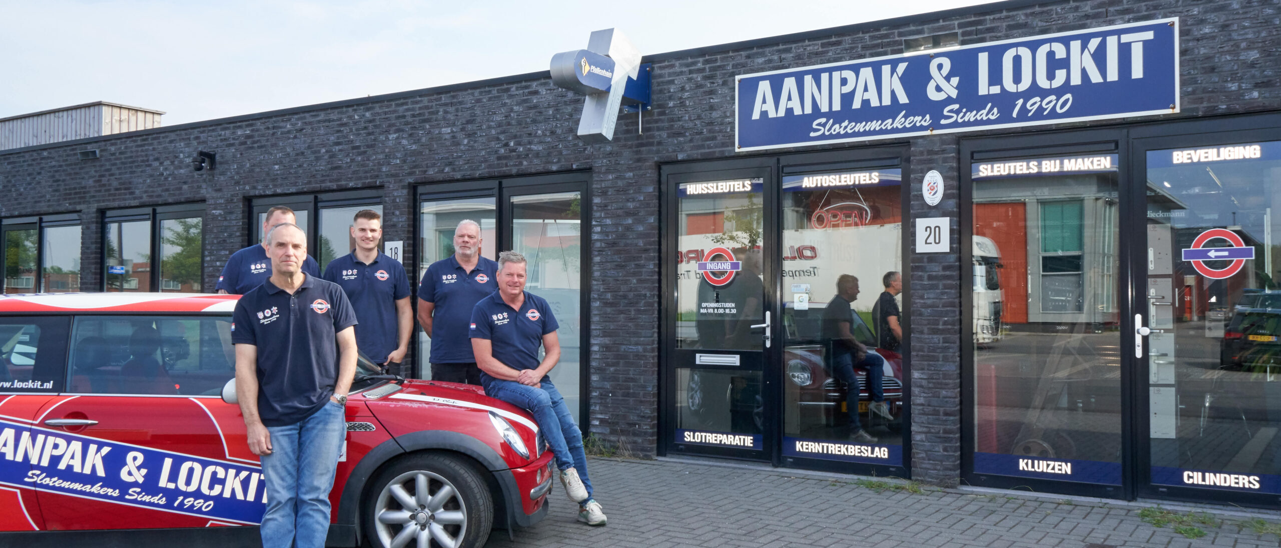 Het team Slotenmaker Rotterdam