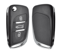 Een nieuwe Nissan autosleutel met geïntegreerde afstandsbediening voor centrale vergrendeling, geleverd door Lockit.